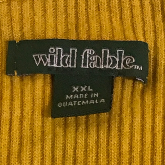 Wild fable Ribbed Yellow tank top - Picture 3 of 3